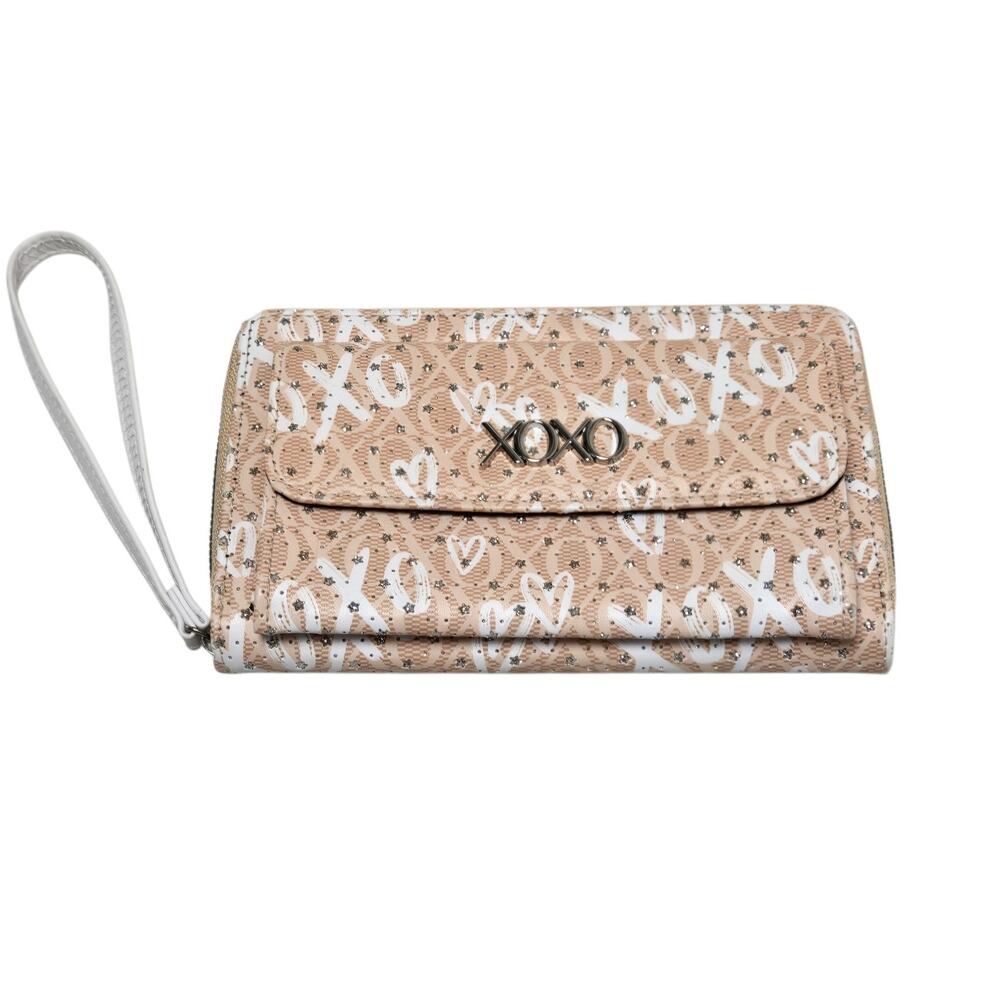 XOXO Synthetic Fabric Clutch Wallet Wristlet Style